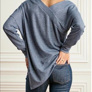 Stella & Dot Double V sweater